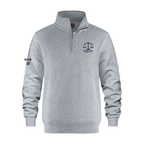 Flux Unisex Scale Embroidered Quarter-Zip Thumbnail